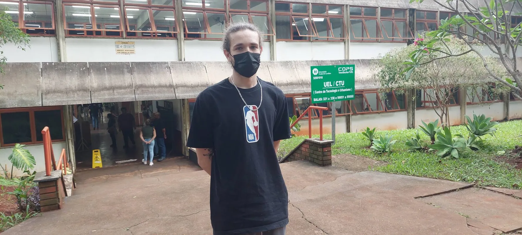 Gabriel Turini tenta uma vaga para o curso de Ciência de Dados e Inteligência Artificial, ofertado pela primeira vez