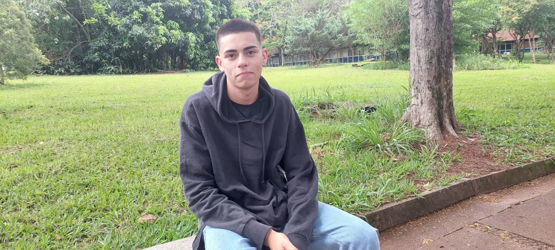 João Paulo de Freitas, que tentar cursar Educação Física, achou a prova difícil