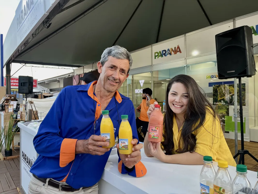 Wilson Rodrigues da Silva e Jane Alves Rodrigues da Silva, criadores da marca de suco e néctar Nosliw
