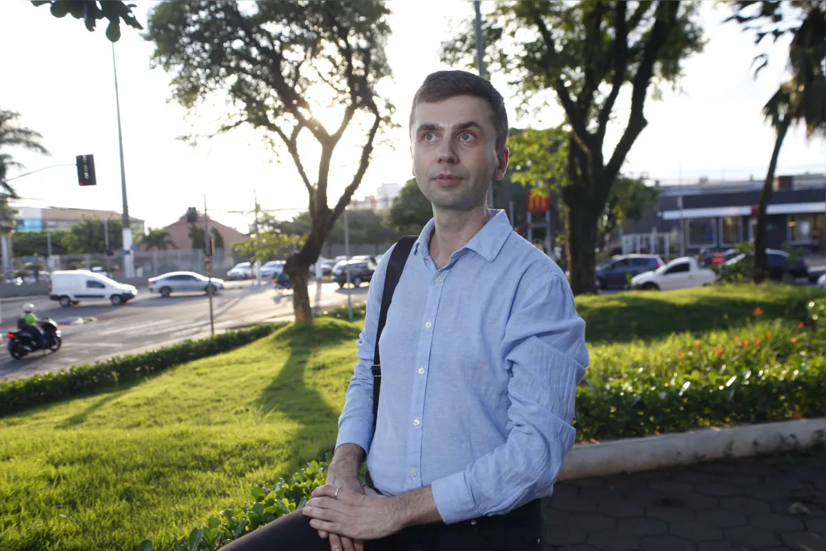 O professor ucraniano Ivan Ostashchuk: "Londrina é a minha verdadeira casa agora”