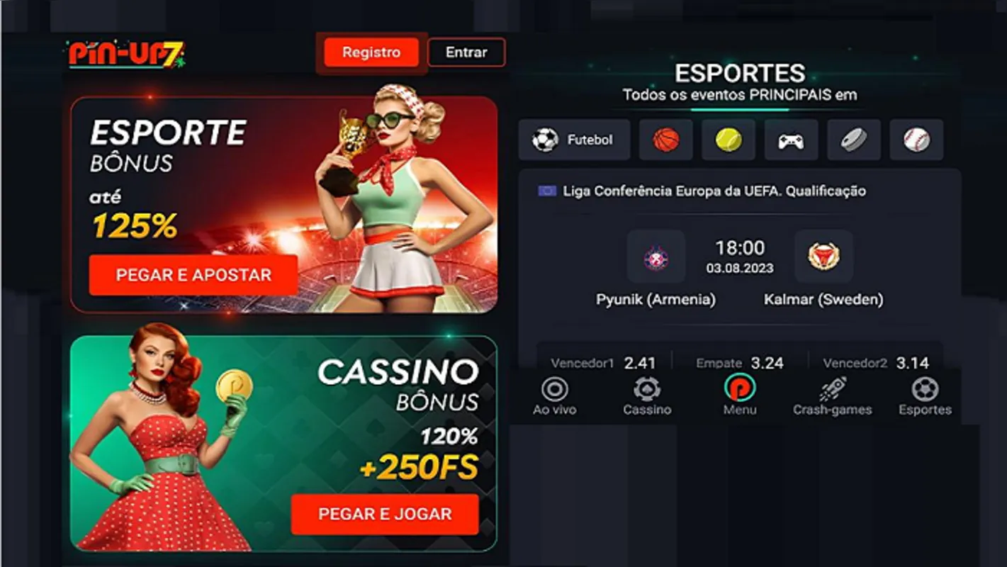 Imagem ilustrativa da imagem Veja como fazer o Pin Up Casino baixar em seu aparelho móvel