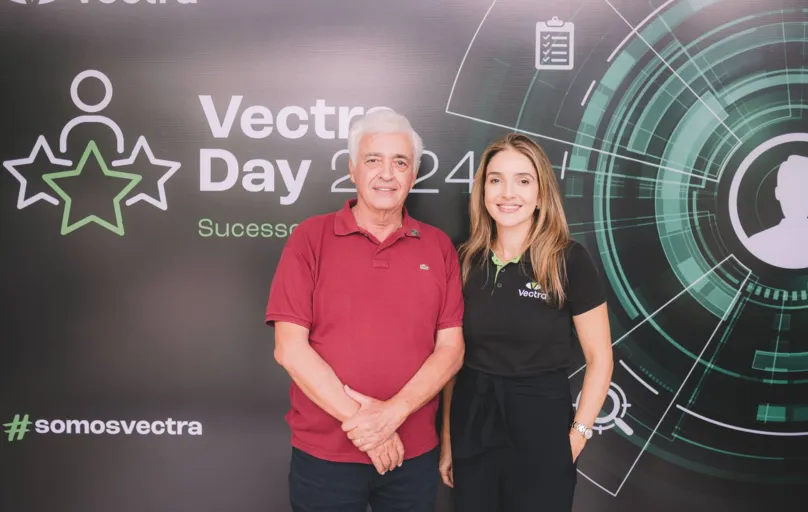 Roberta Costa Alves Nunes Mansano, diretora-executiva, e Manoel Luiz Alves Nunes, presidente da Vectra