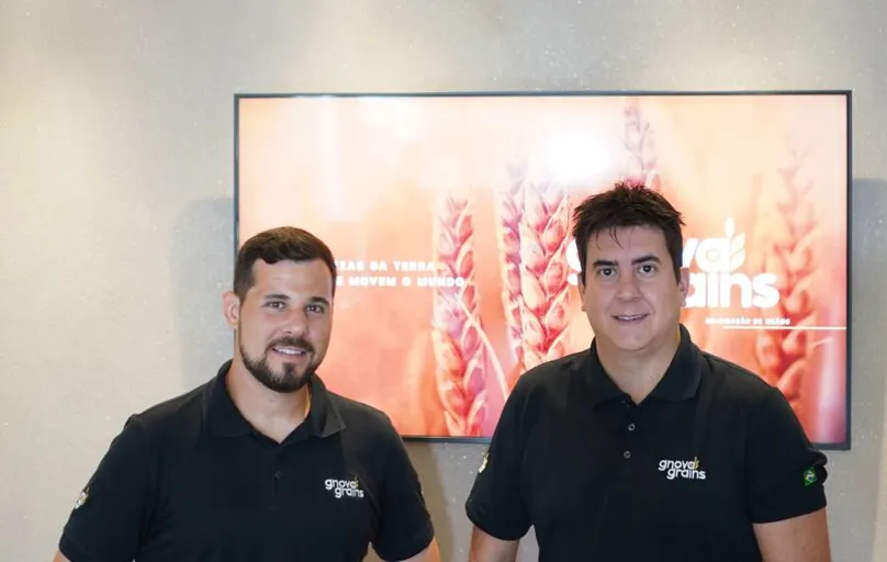 Os fundadores da Gnova Grains, Fernando Oliveira e Ronan Giuliangeli