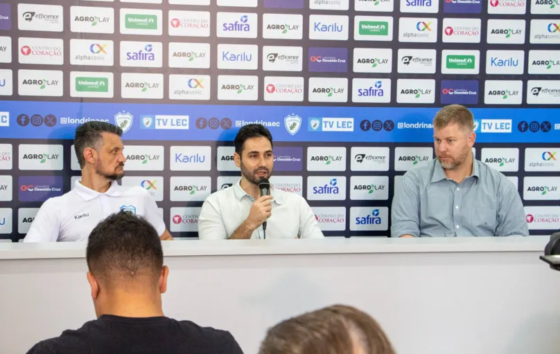 Robson Lima, Paulo Assis e Luiz Kriwat concendem entrevista coletiva e detalham planos do LEC para a sequência da temporada