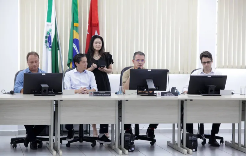 A prestação de contas do Município foi feita pelo secretário municipal da Fazenda, João Carlos Barbosa Perez