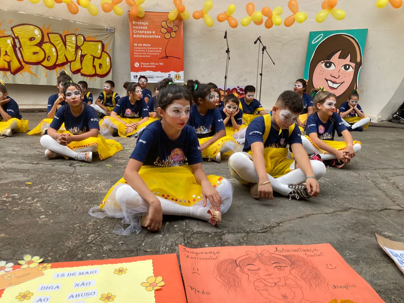 Apresentações na Concha Acústica marcaram o Dia Nacional de Combate ao Abuso e à Exploração Sexual de Crianças e Adolescentes