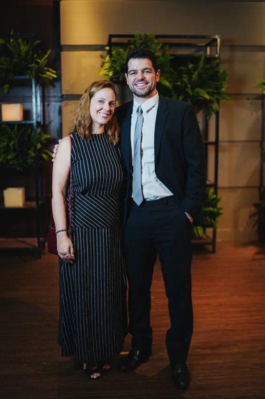 Dr. Danilo Canesin Dal Molin e a esposa, Dra. Larissa Laskovski Dal Molin