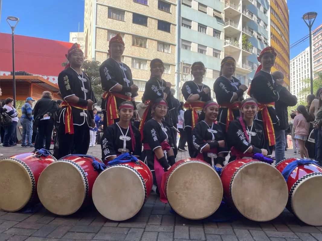 Imagem ilustrativa da imagem Abertura da Expo Japão traz dança e cores para o Calçadão