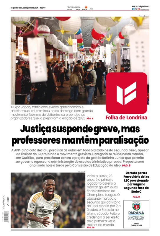 Imagem ilustrativa da imagem Capa 03/06/2024