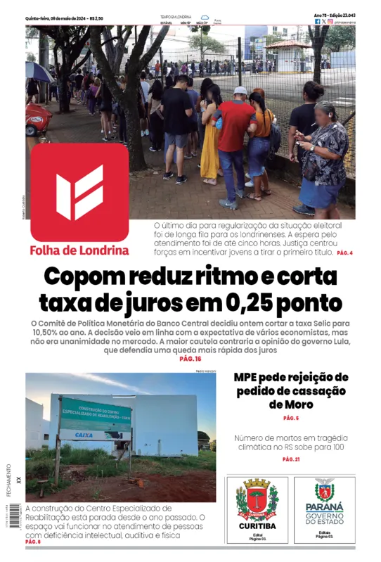 Imagem ilustrativa da imagem Capa 09/05/2024