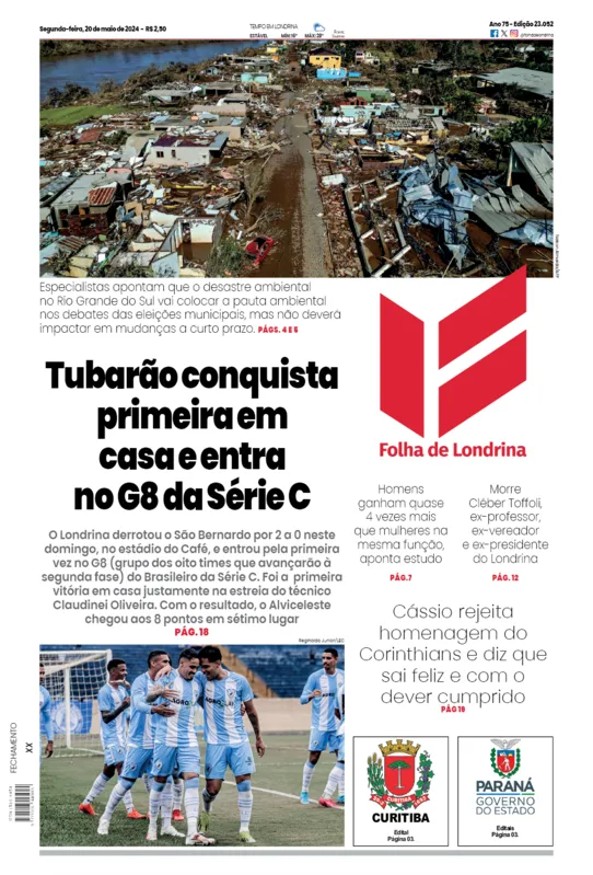 Imagem ilustrativa da imagem Capa 20/05/2024