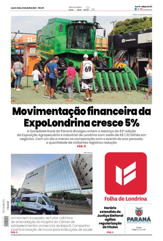 Imagem ilustrativa da imagem Capa 24/04/2024