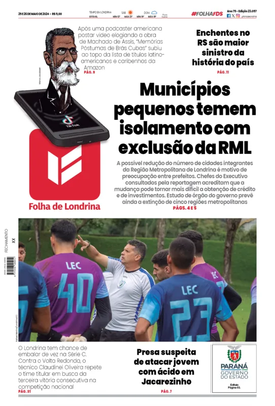 Imagem ilustrativa da imagem Capa 25/05/2024