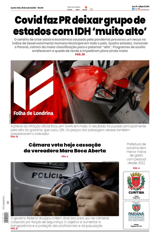 Imagem ilustrativa da imagem Capa 29/05/2024