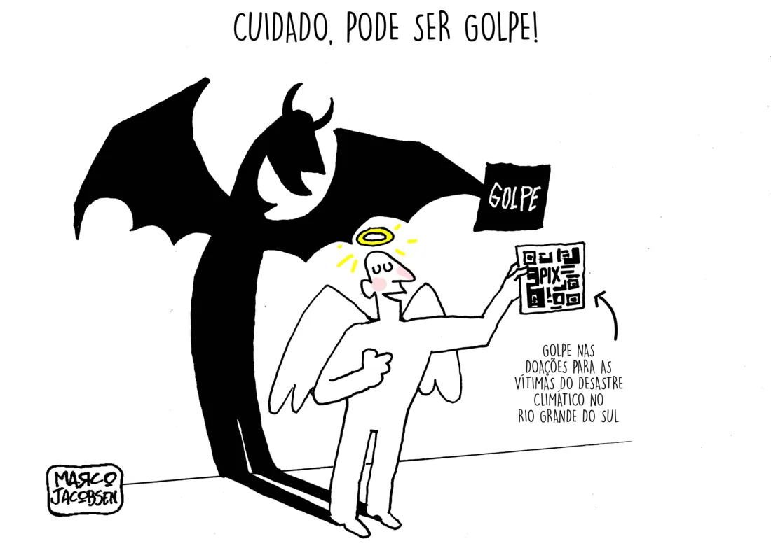 Imagem ilustrativa da imagem Charge 08/05/2024