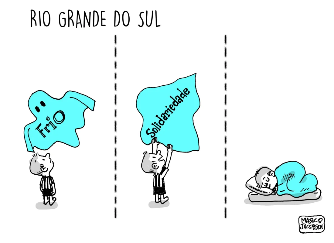 Imagem ilustrativa da imagem Charge 10/05/2024