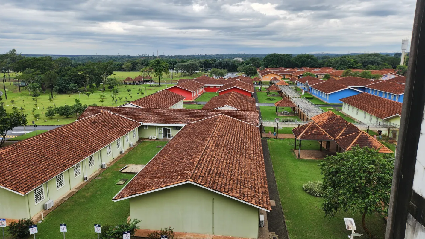 Antigas casas de operários foram aproveitadas na estrutura do Parque Tecnológico de Itaipu