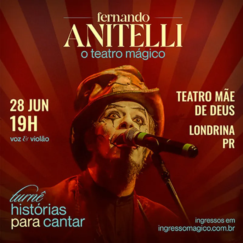 Imagem ilustrativa da imagem Junho traz shows de destaque nacional a Londrina