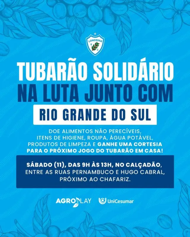 Imagem ilustrativa da imagem LEC faz evento para arrecadar donativos para o Rio Grande do Sul