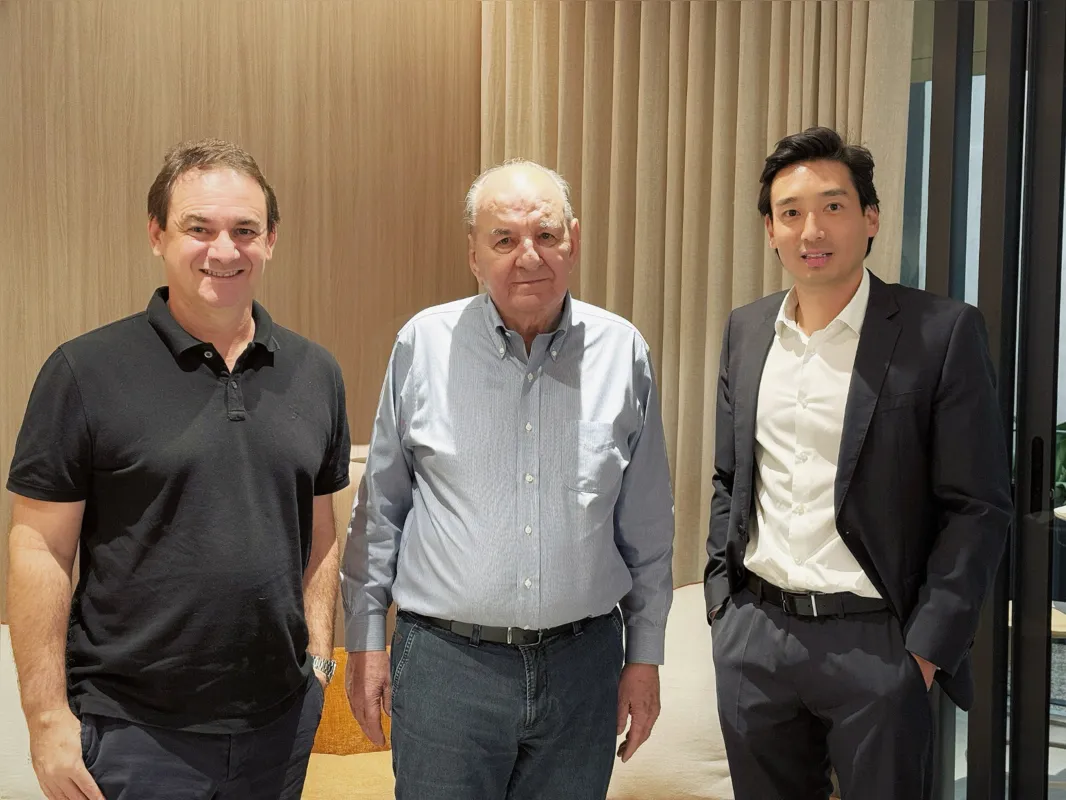 Marcelo Resquetti, Ézaro Fabian e Rodolfo Sugeta