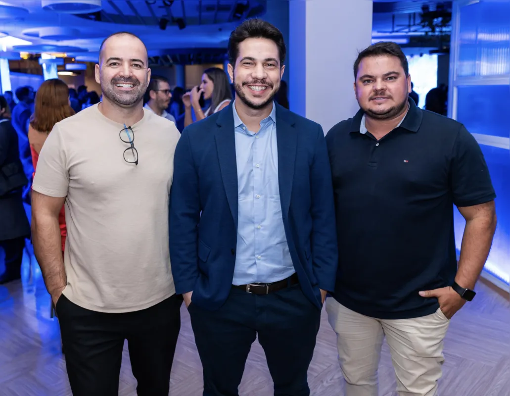 Rui Gonçalves, Vinicius Medeiros e Junior Neves
