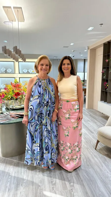 As anfitriãs, Dirce Zamora e Carla Zamora Gregolin