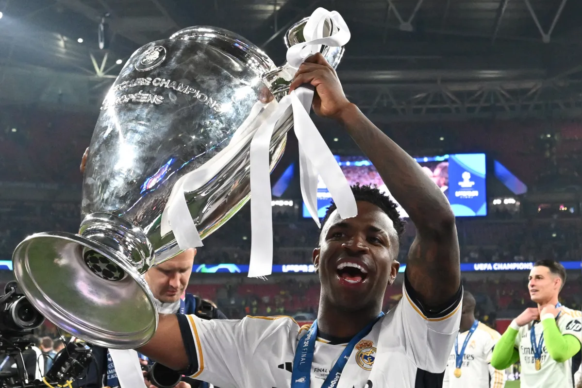 O gol na decisão coroa uma temporada que  credencia Vinicius Júnior a ser eleito pela primeira vez o melhor do mundo