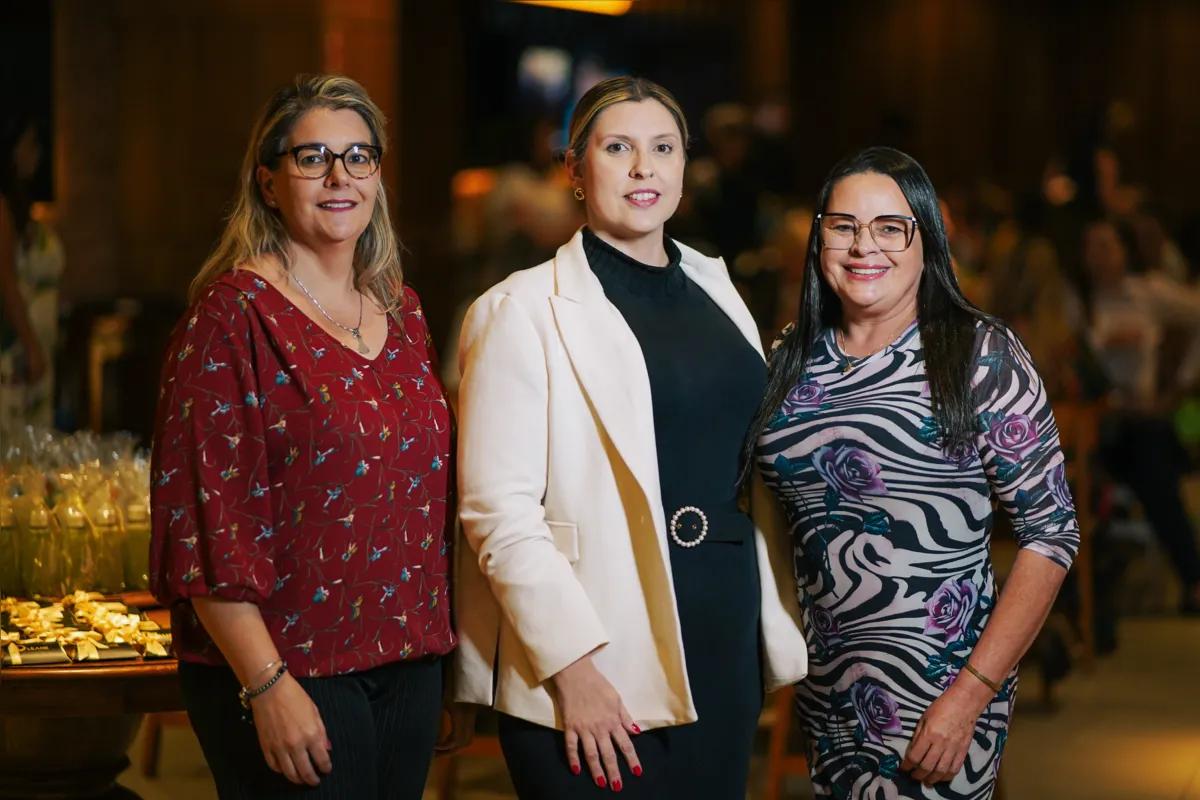 Viviane Feldkircher, Rafaela Germanovix e Lourdes Thomaz