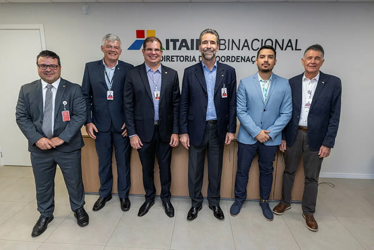 Diretoria de Itaipu: sincronia nas ações que colocaram Itaipu no Guinness Book
