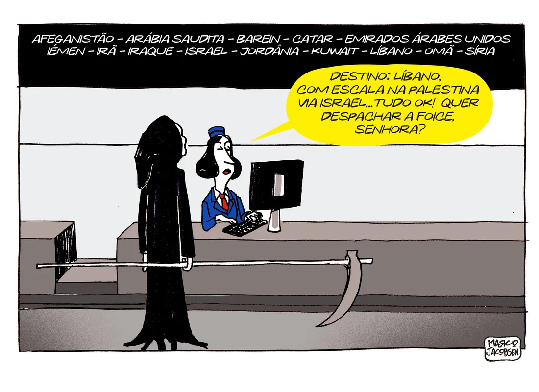 Imagem ilustrativa da imagem Charge 30/09/2024 - Marco Jacobsen