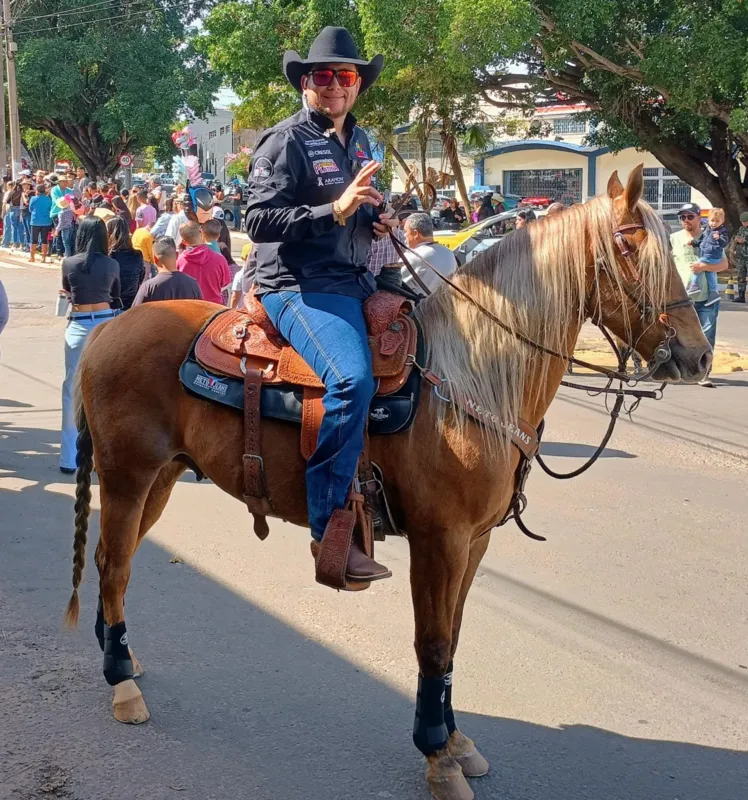 José Martins Neto, organizador da comissão da cavalgada