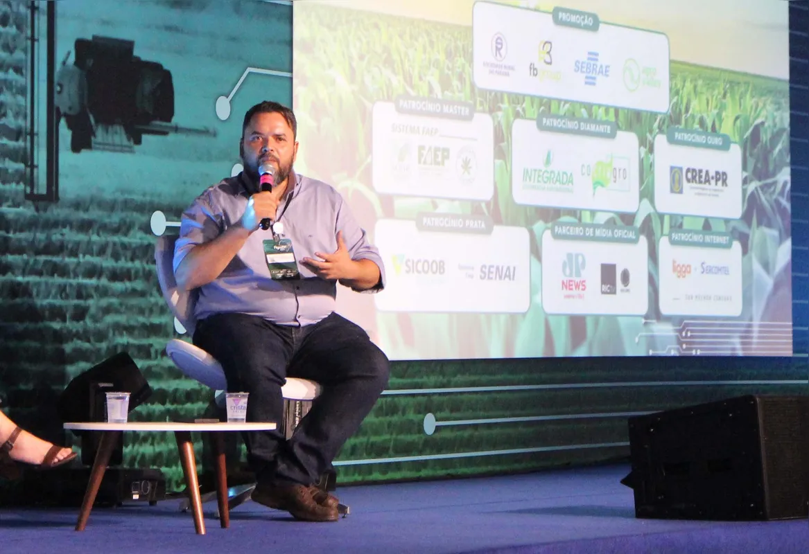 O professor Admilton Gonçalves: soluções biológicas como mais uma ferramenta para agricultura sustentável