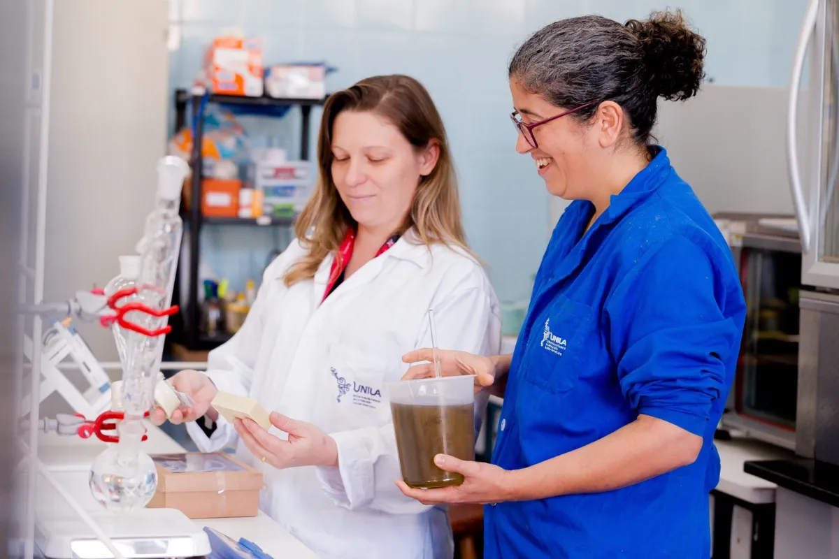 Marciana Machado e Caroline Gonçalves:  “Queremos aproveitar 100% dos resíduos que a Receita está nos doando”