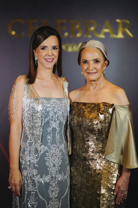 As realizadoras do evento, Elora Sapia Storti e Margareth Carmona
