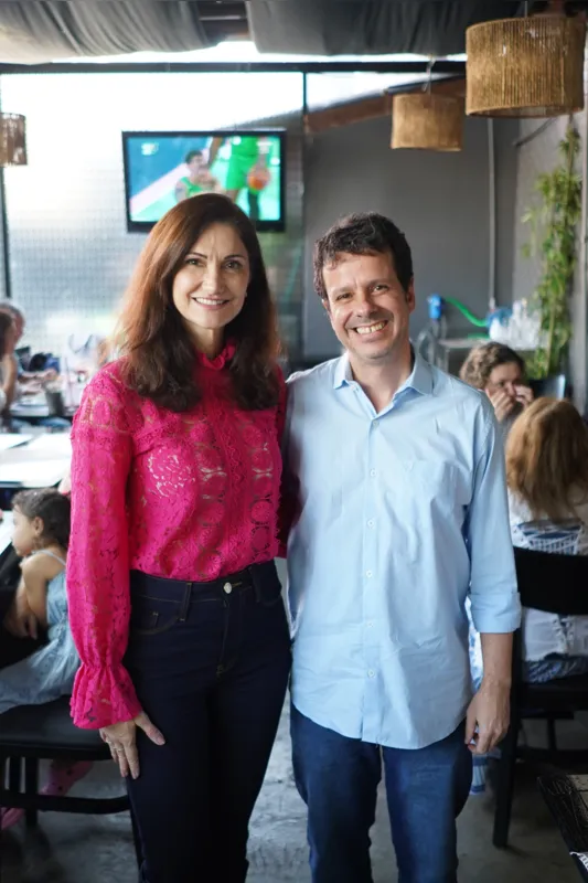 Márcia  Palla e Gustavo Camacho