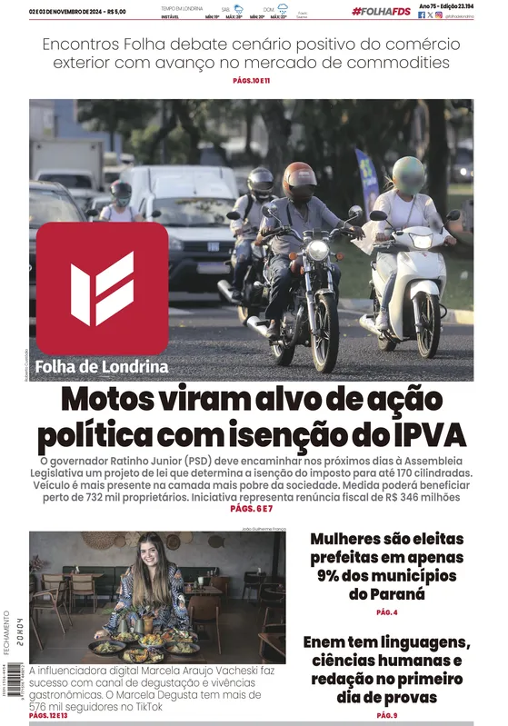 Imagem ilustrativa da imagem Capa 02/11/2024