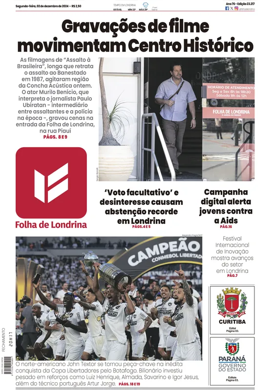 Imagem ilustrativa da imagem Capa 02/12/2024