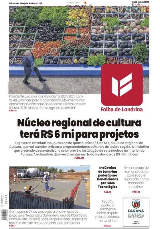 Imagem ilustrativa da imagem Capa 04/07/2024