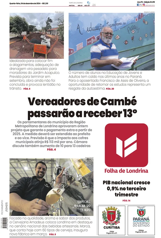 Imagem ilustrativa da imagem Capa 04/12/2024