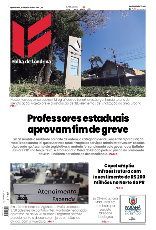 Imagem ilustrativa da imagem Capa 06/06/2024