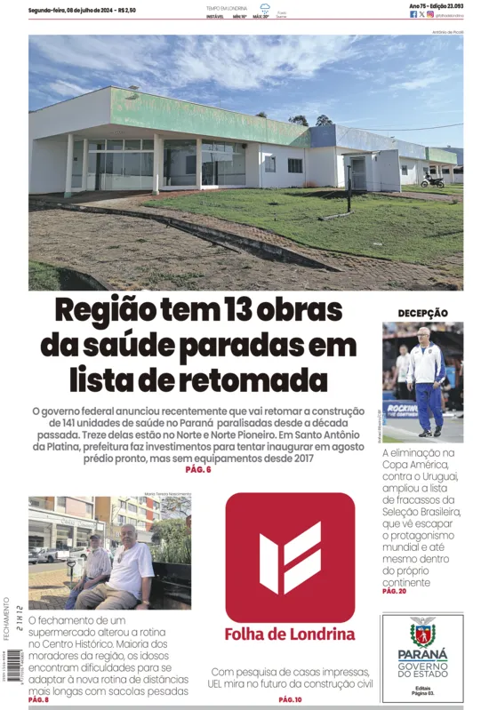 Imagem ilustrativa da imagem Capa 08/07/2024