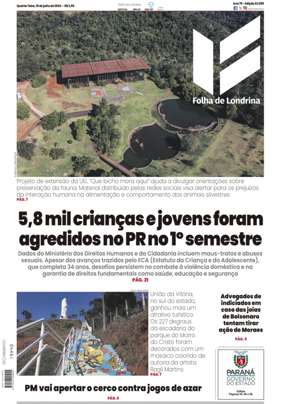 Imagem ilustrativa da imagem Capa 10/07/2024