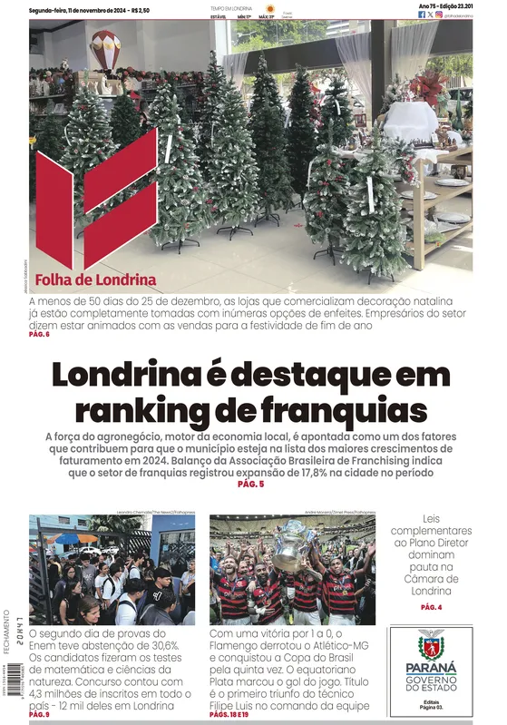 Imagem ilustrativa da imagem Capa 11/11/2024
