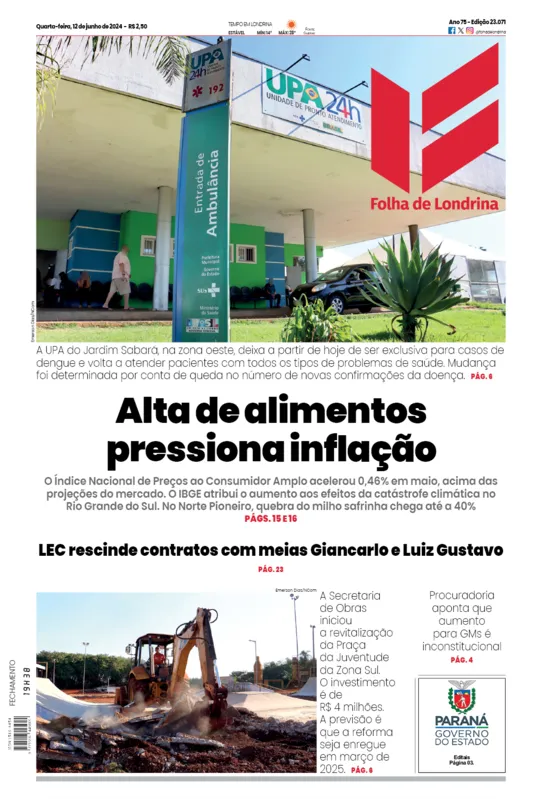 Imagem ilustrativa da imagem Capa 12/06/2024