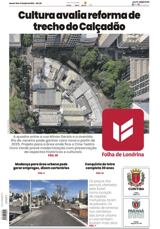 Imagem ilustrativa da imagem Capa 17/07/2024