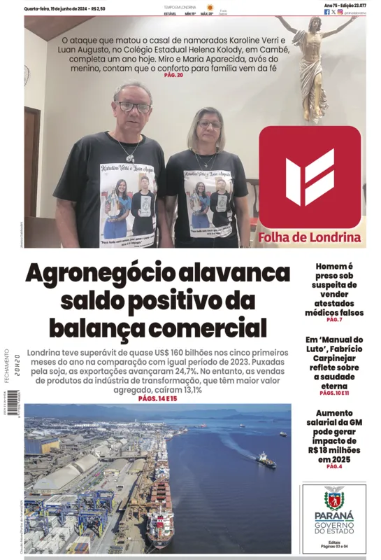 Imagem ilustrativa da imagem Capa 19/06/2024