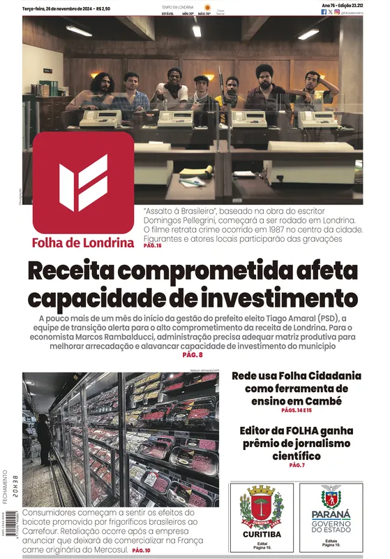 Imagem ilustrativa da imagem Capa 26/11/2024