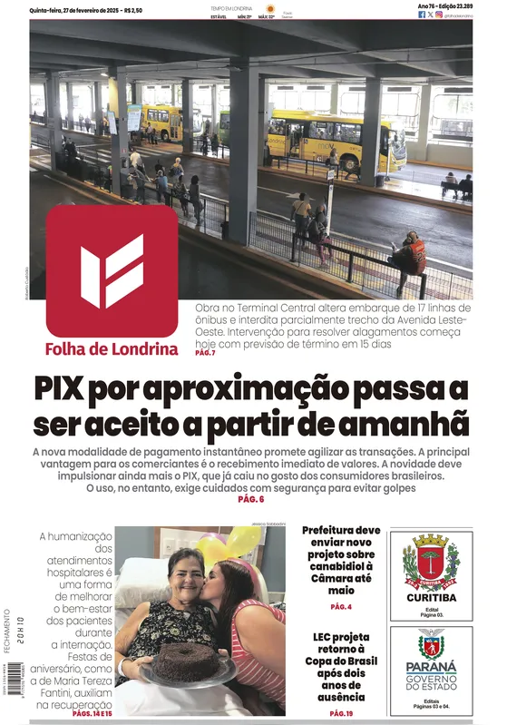 Imagem ilustrativa da imagem Capa 27/02/2025
