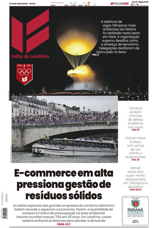 Imagem ilustrativa da imagem Capa 27/07/2024