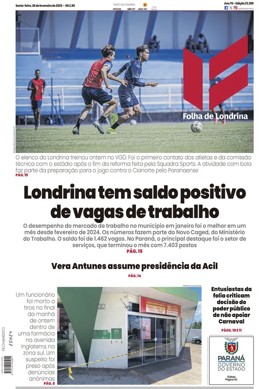 Imagem ilustrativa da imagem Capa 28/02/2025